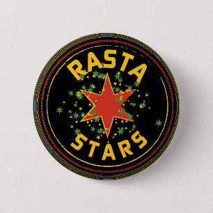 Badge Rond 5 Cm Rasta tient le premier rôle le bouton