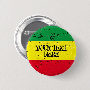 Badge Rond 5 Cm Rastafarian flag reggae music personalized round