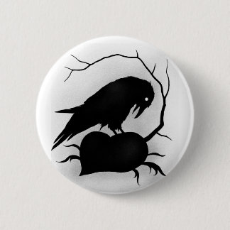 Badge Rond 5 Cm Raven