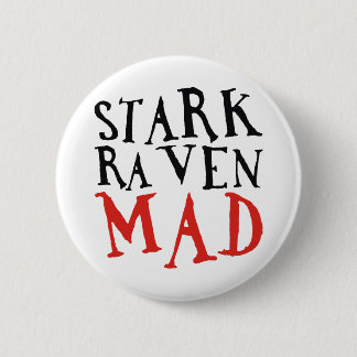 Badge Rond 5 Cm Raven rigide fou