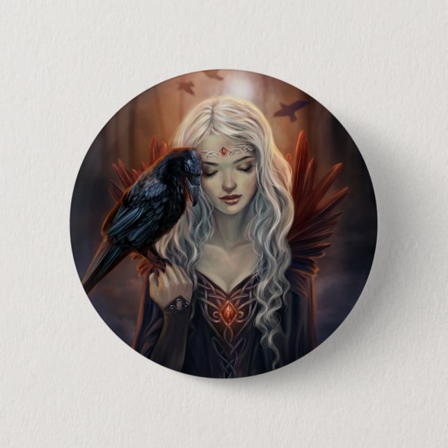 Badge Rond 5 Cm Ravenkin (Devant)