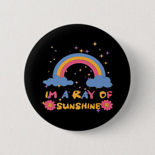 Badge Rond 5 Cm Rayon de soleil