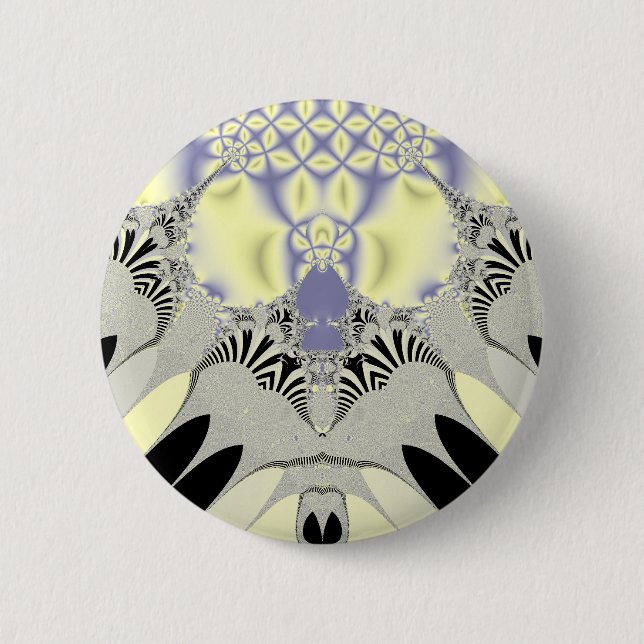Badge Rond 5 Cm Rayons dorés (Devant)