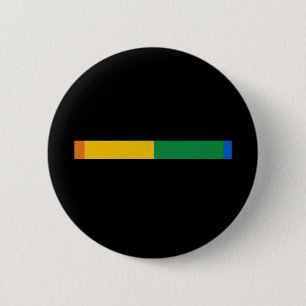 Badge Rond 5 Cm Rayure de gay pride