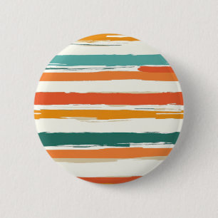 Badge Rond 5 Cm Rayures horizontales de pinceau peintes abstraites