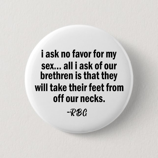 Badge Rond 5 Cm RBG, Ruth Badger Ginsburg, Femme forte (Devant)