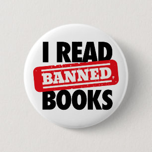 Badge Rond 5 Cm Read Banned Books Button