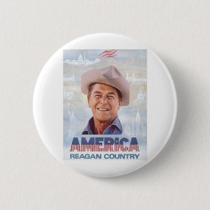 Badge Rond 5 Cm Reagan