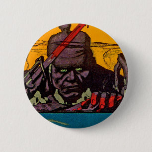 Badge Rond 5 Cm Rebattre Le Chen