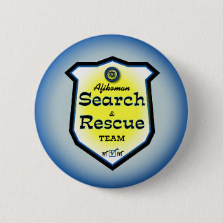 Badge Rond 5 Cm Recherche et équipe de secours d'Afikoman