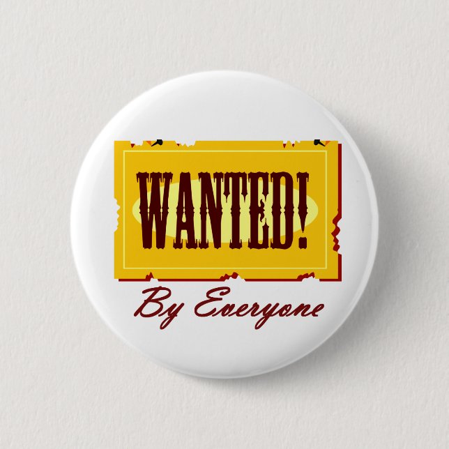 Badge Rond 5 Cm RECHERCHÉ par chacun (Devant)
