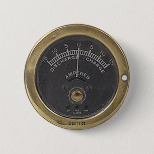 Badge Rond 5 Cm Reciprocating Amstadt de professeur Temple's