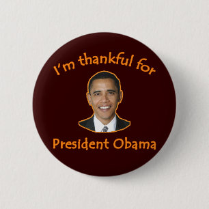 Badge Rond 5 Cm Reconnaissant pour le Président Obama T-shirts,