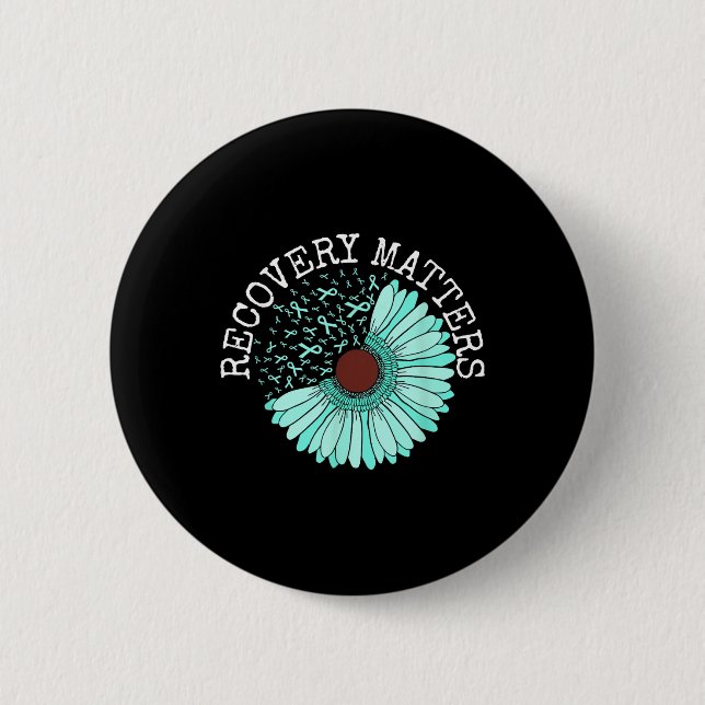 Badge Rond 5 Cm Recouvrement S Sensibilisation à l'alcoolisme et a (Devant)