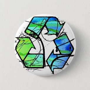 Badge Rond 5 Cm Recycler