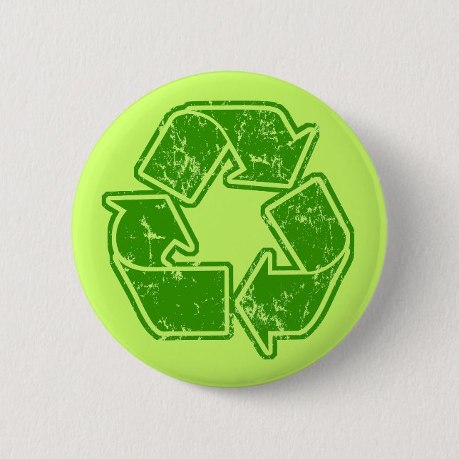 Badge Rond 5 Cm Recycler l'Vintage graphique (Devant)
