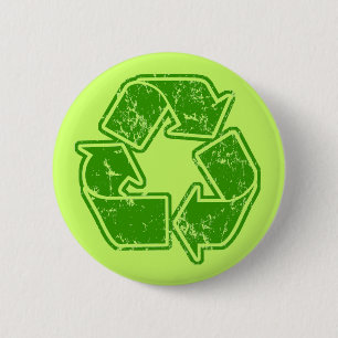 Badge Rond 5 Cm Recycler l'Vintage graphique