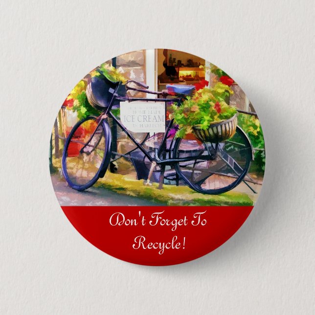 BADGE ROND 5 CM RECYCLING (Devant)