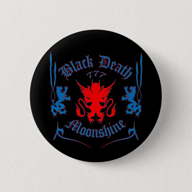 Badge Rond 5 Cm Red Louie (Devant)