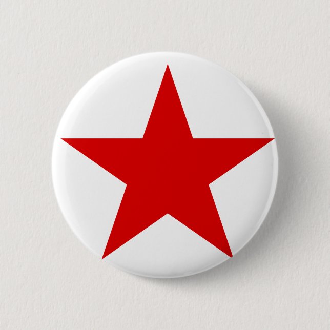 Badge Rond 5 Cm Red Star Communist (Devant)