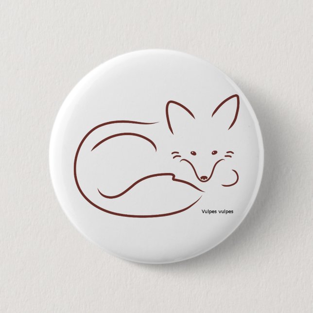 Badge Rond 5 Cm RedFox (Devant)