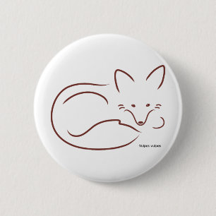 Badge Rond 5 Cm RedFox