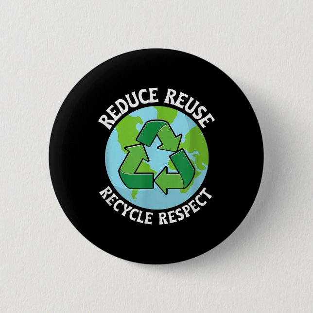 Badge Rond 5 Cm Réduire la réutilisation de la protection De l'env (Devant)