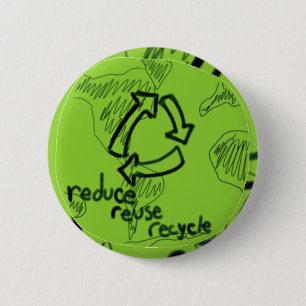 Badge Rond 5 Cm Réduisez la réutilisation réutilisent