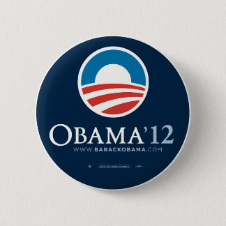 Badge Rond 5 Cm Réélisez le Président Barack Obama 2012
