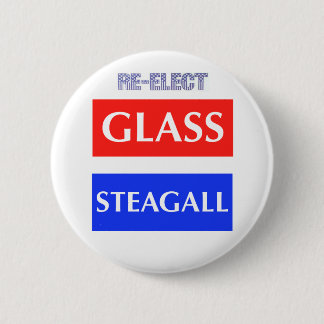 Badge Rond 5 Cm RÉÉLISEZ Steagall en verre