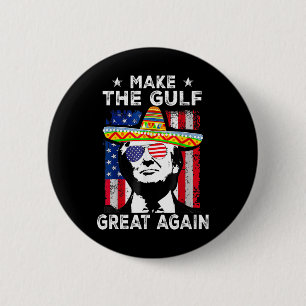 Badge Rond 5 Cm Refaire la Grande Golf à nouveau Trump Mexique Amé
