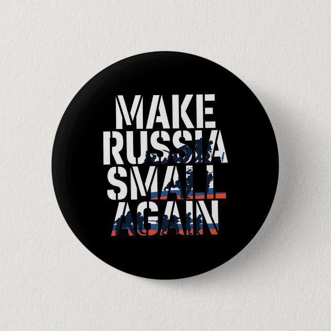Badge Rond 5 Cm Refaire la Russie petite encore 2  (Devant)