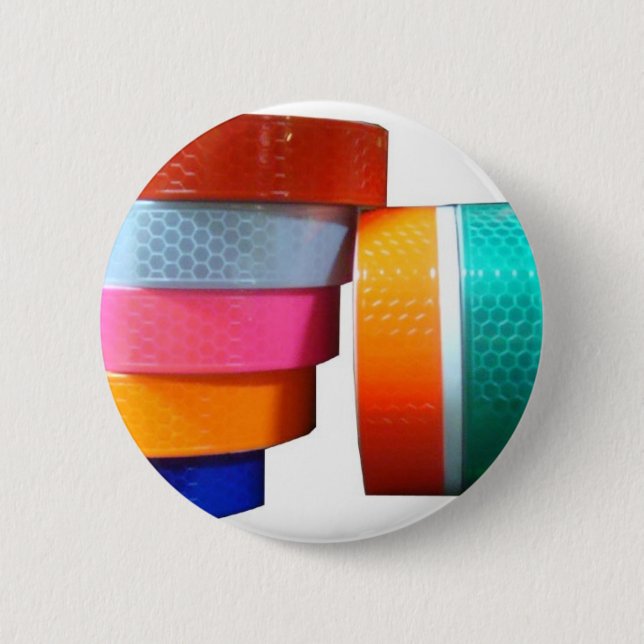 Badge Rond 5 Cm Réflecteurs réfléchis de bande d'autocollant de (Devant)