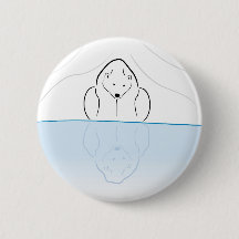 Réflexion d'ours blanc sur le réchauffement