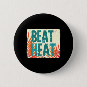 Badge Rond 5 Cm Refroidissez-vous avec ce look d'été
