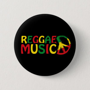 Badge Rond 5 Cm Reggae Musique design, reggae art