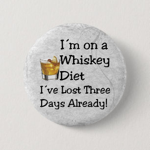Badge Rond 5 Cm Régime Whiskey