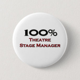 Badge Rond 5 Cm Régisseur de théâtre de 100 pour cent