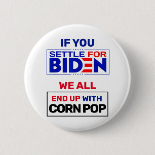 Badge Rond 5 Cm Réglage pour Biden