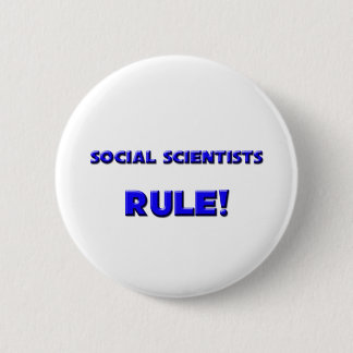 Badge Rond 5 Cm Règle de sociologues !
