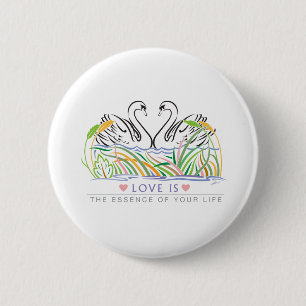 Badge Rond 5 Cm Règles d'amour