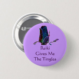 Badge Rond 5 Cm Reiki Me Donne Des Tingles