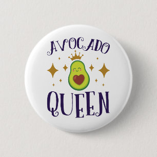 Badge Rond 5 Cm Reine Avocado
