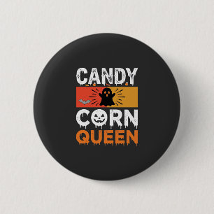Badge Rond 5 Cm Reine de bonbons de Halloween SVG Design