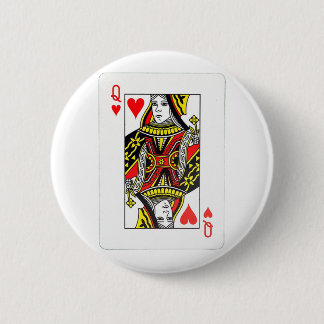 BADGE ROND 5 CM REINE DES COEURS