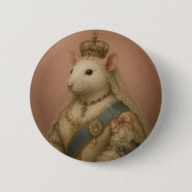 Badge Rond 5 Cm Reine Mousebeth (Devant)