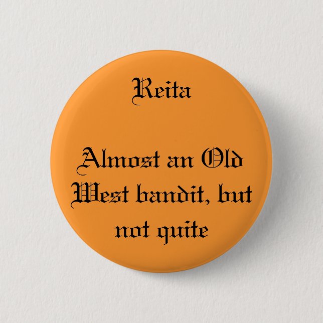 Badge Rond 5 Cm Reita (Devant)