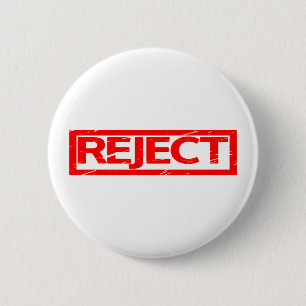 Badge Rond 5 Cm Rejeter le tampon
