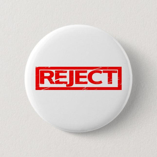 Badge Rond 5 Cm Rejeter le tampon (Devant)