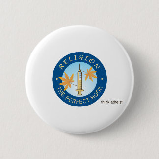 Badge Rond 5 Cm Religion comme bouton rond de drogue